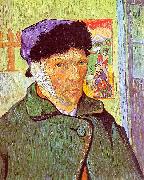 Vincent Van Gogh, Self Portrait With Bandaged Ear